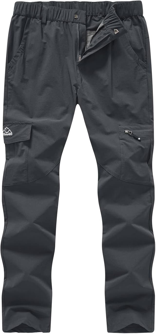 Detalle de YSENTO Women’s Hiking Pants: Lightweight Stretch Quick-Drying UPF 50 Cargo Pants with 6 Pockets
