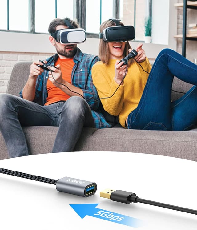 Thumbnail 6 de SUNGUY USB 3.0 Verlängerungskabel 3M