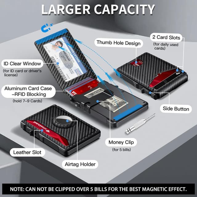 Thumbnail 4 de AirTag Wallet 12 Cards 👛