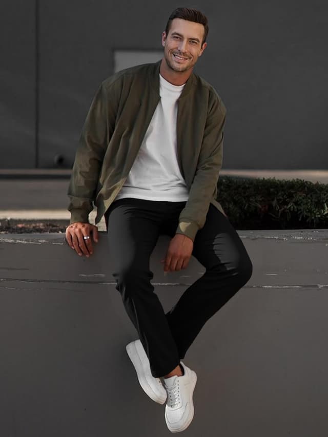 Thumbnail 4 de Elegancity Herren Stretch Chinohose Baumwolle