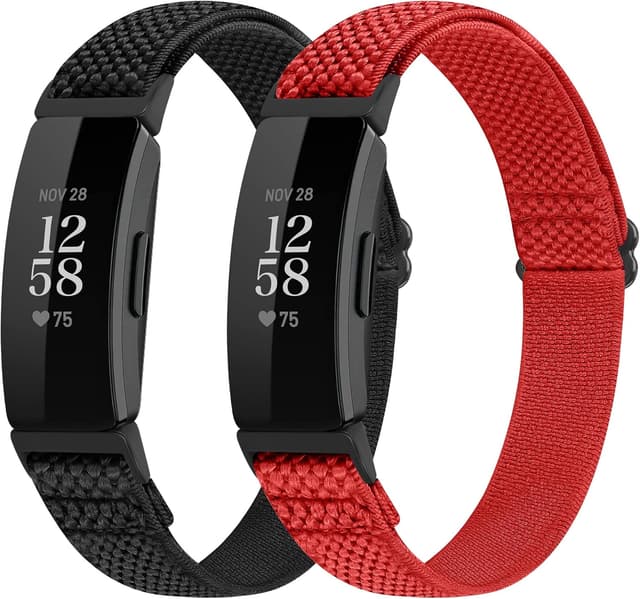 Detalle de SHIJZWD adjustable elastic nylon watch strap for Fitbit Inspire 3 / Inspire 2 / Inspire / Inspire HR / Ace 3 / Ace 2
