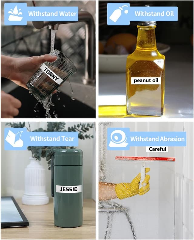 Thumbnail 4 de Nastro per Etichette Aken compatibile Dymo LetraTag 12mm