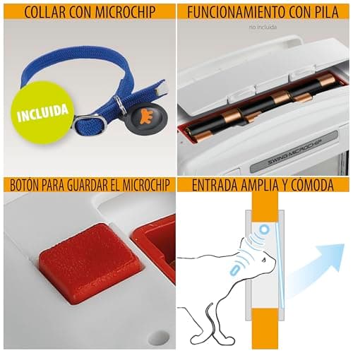 Thumbnail 4 de Ferplast Gatera Microchip 4 vías blanco 🐱