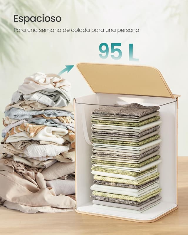 Thumbnail 3 de SONGMICS LCB060Y01 cesto ropa 95 L