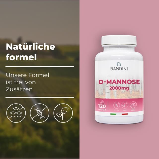 Thumbnail 4 de Bandini D‑Mannose 2000 mg Kapseln
