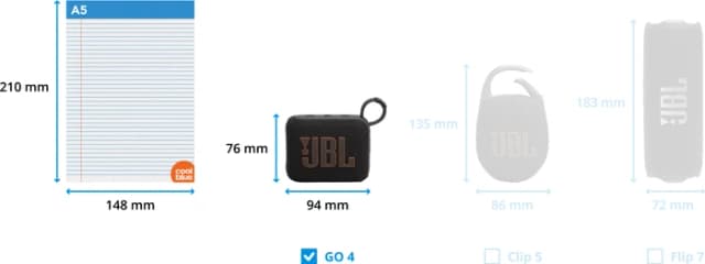Thumbnail 12 de JBL Go 4 Squad Doppelpack – Stereo-Sound per Auracast, IP67 & bis zu 7 Stunden Laufzeit