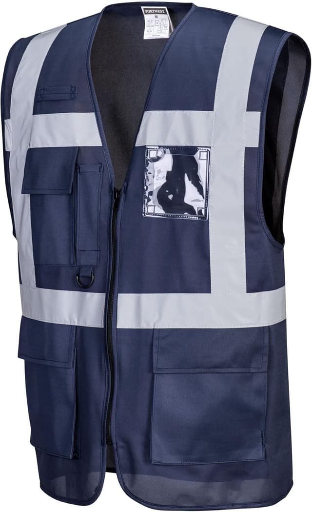 Thumbnail 1 de Portwest F476NARL Gilet Executive Iona L blu navy