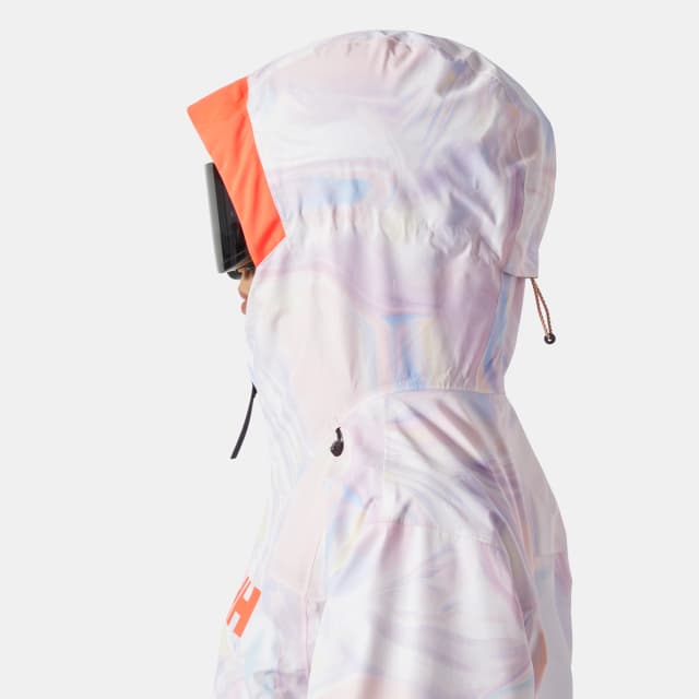 Detalle de Helly Hansen W Emiko Shell Jacket mujer, chaqueta de esquí