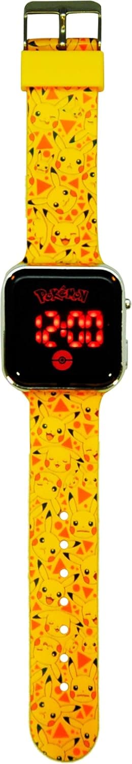 Detalle de Nintendo Kids Euroswan Reloj LED Pokémon POK4320, multicolor