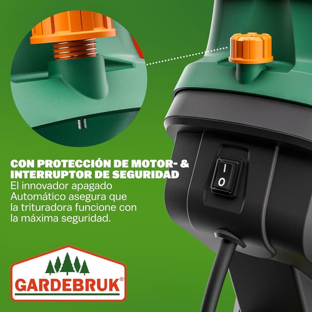 Thumbnail 5 de Gardebruk trituradora 45mm 2400W
