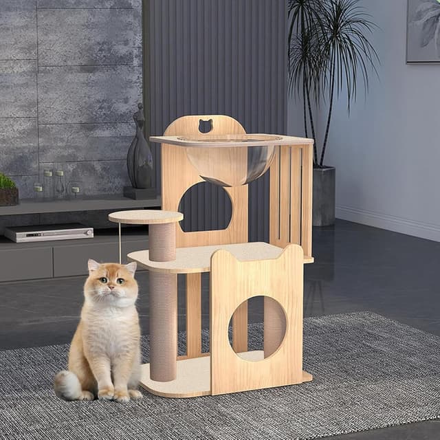 Detalle de Selbstklebende Kratzmatte für Katzen (40 x 200 cm) – DIY Kratzteppich zum Schutz von Möbeln, khaki