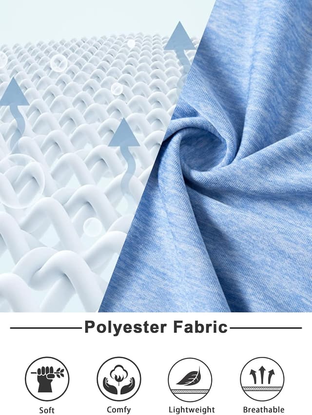 Thumbnail 4 de TACVASEN maglietta running asciugatura rapida