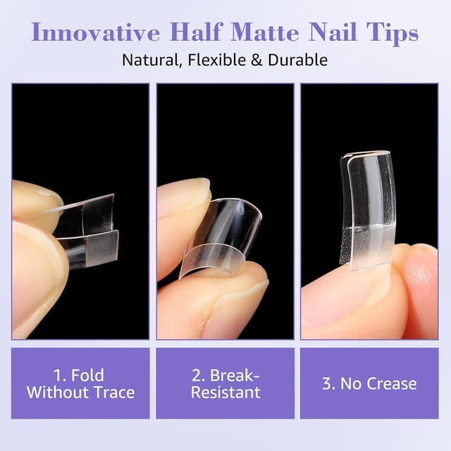 Thumbnail 3 de Adonafy Tips Uñas Acrílicas 240 piezas