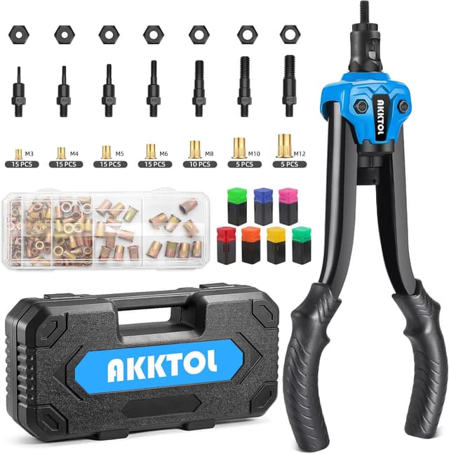 Detalle de AKKTOL Nietmutternzange Set 7 Dorne