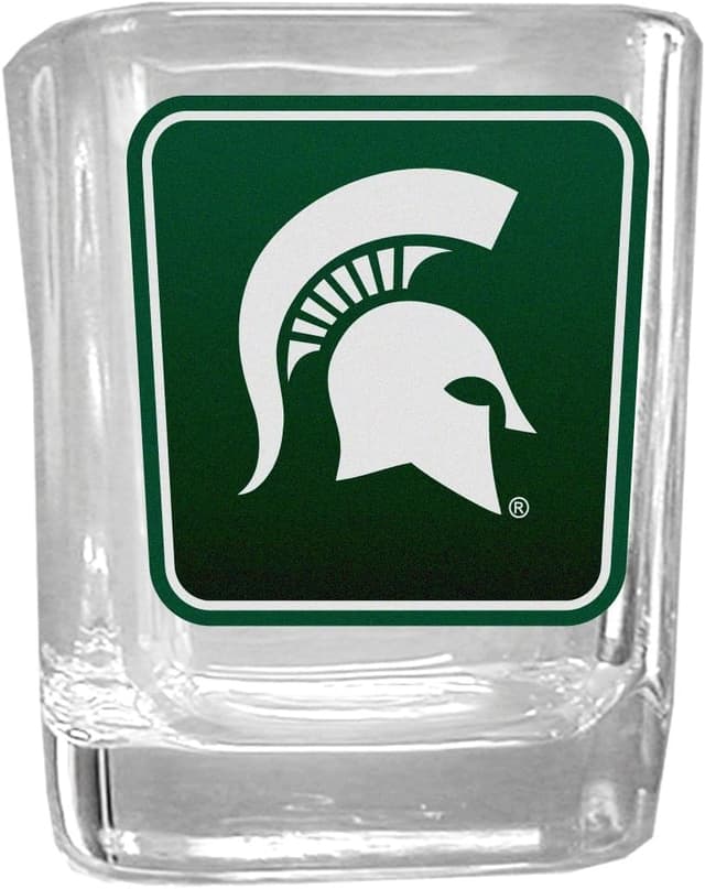 Detalle de Siskiyou Sports NCAA Unisex Square Glass Shot Glass (2 oz) with Vivid Printed Graphics