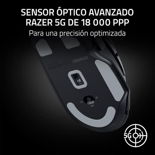 Thumbnail 5 de Razer Basilisk V3 X HyperSpeed 🖱️ Mouse gaming inalámbrable personalizable