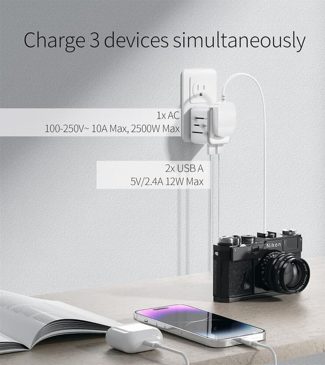 Detalle de FSTravelP Universal Plug Adapter 150+ countries 🌍