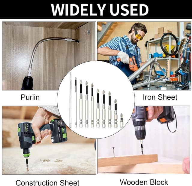 Thumbnail 6 de 10 Stück Präzisions Schraubendreher Set Hochmagnetisch