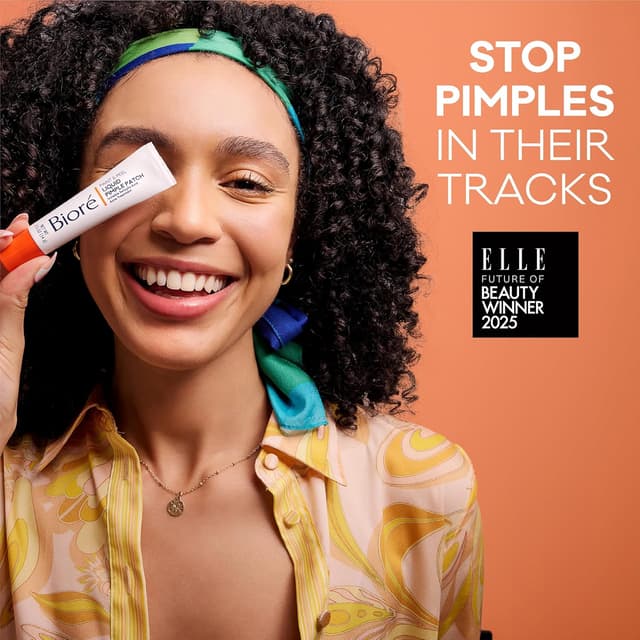 Detalle de Bioré Paint & Peel Liquid Pimple Patch with 1% Salicylic Acid (Up to 100 Uses), .5 Oz