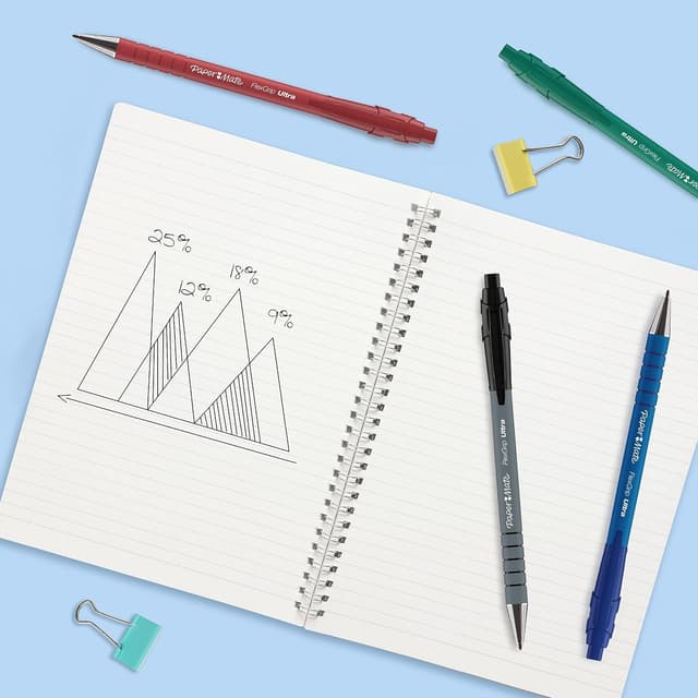 Thumbnail 5 de Paper Mate 2027736 FlexGrip Ultra, Bolígrafos Retráctiles 4 Colores 🖊