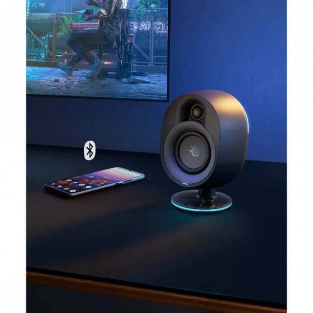 Detalle 2 de SteelSeries Arena 7 altavoces gaming 2.1 RGB con Bluetooth