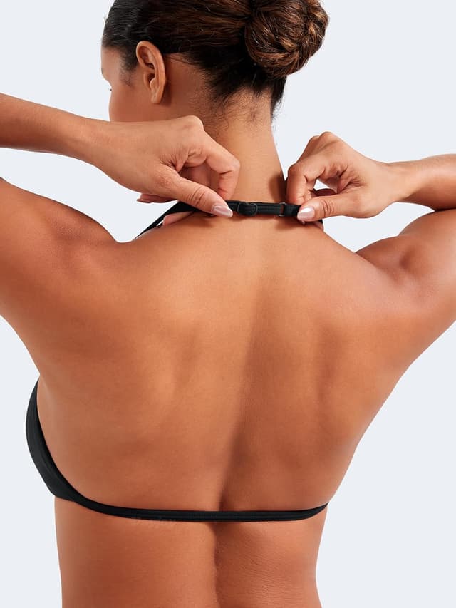 Detalle 2 de VOYJOY Impact Strappy Adjustable Padded Sports Bra Crop Top