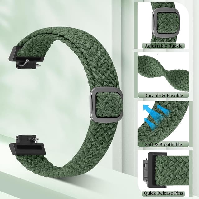 Thumbnail 1 de BTTNG Elastic Braided Strap for Fitbit Inspire