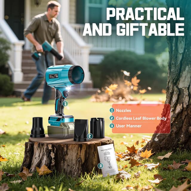 Thumbnail 5 de Ecarke Akku-Laubbläser Turbo 80.000 U/Min