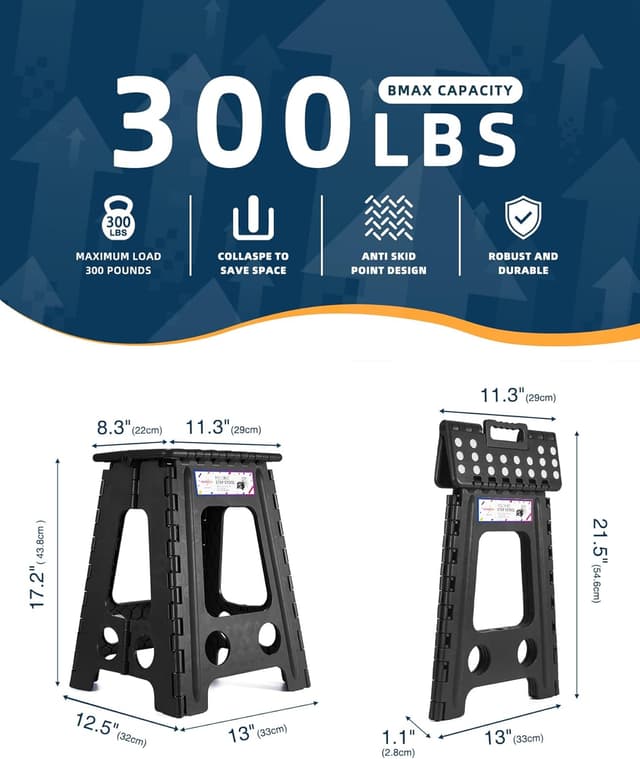 Thumbnail 1 de HOUSE DAY 43 cm Tritthocker Klappbar