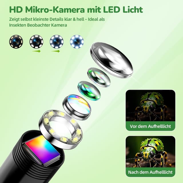 Thumbnail 3 de FINIBO Endoskopkamera Kinder 2.4" Display