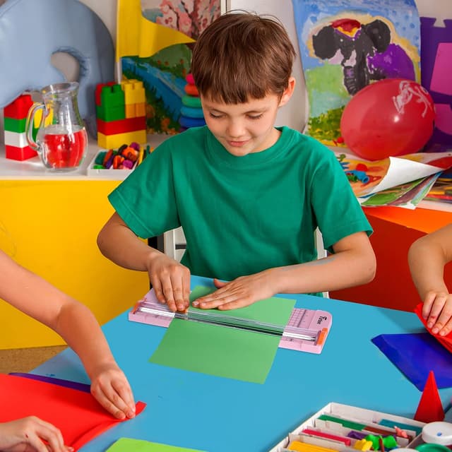 Detalle 2 de Firbon A4 Paper Cutter 12 Inch Titanium Paper Trimmer (Pink) for Scrapbooking & Card Craft