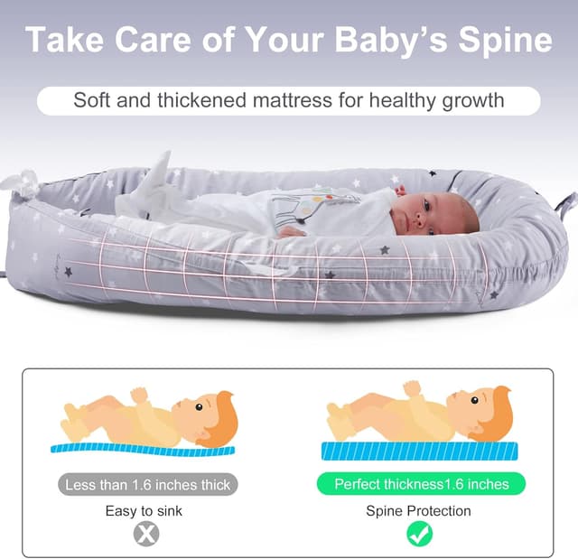 Detalle 2 de Baby Nest Pod Baby Lounger 0–12 months