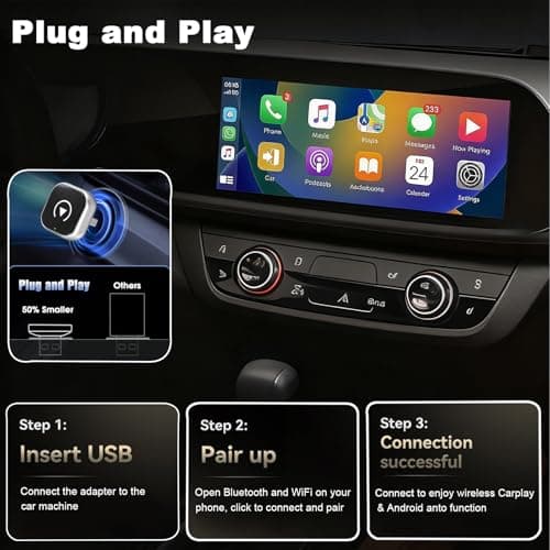 Thumbnail 4 de MUSHUI CarPlay inalámbrico 2 en 1