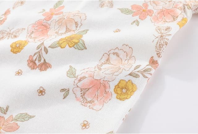 Detalle 2 de MAMIMAKA Newborn cotton short-sleeve bodysuits 5-pack