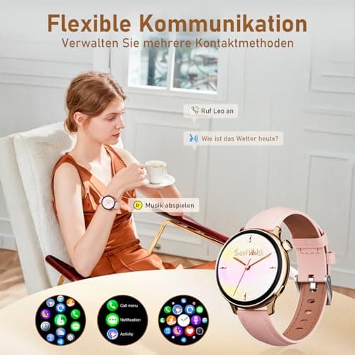 Detalle 2 de OKYUK Reloj Inteligente Mujer 1,27" con SpO2