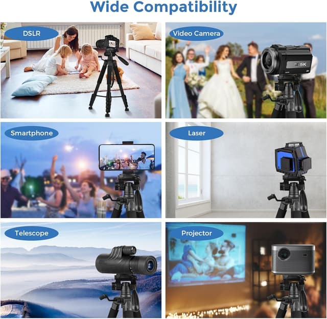 Detalle 2 de LINKCOOL 74-Inch Tripod Stand, 1.3 kg