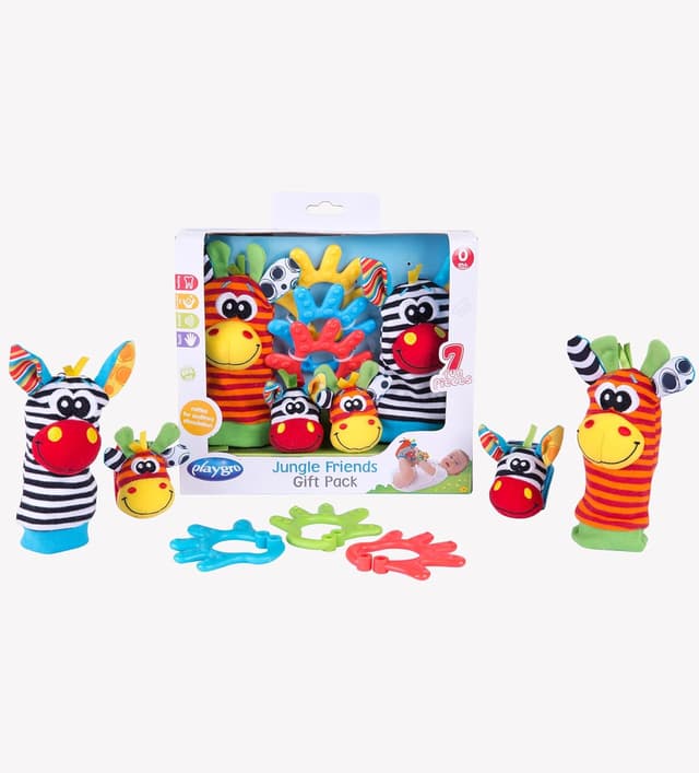 Detalle 2 de Playgro Geschenkset Dschungelfreunde 7-teilig
