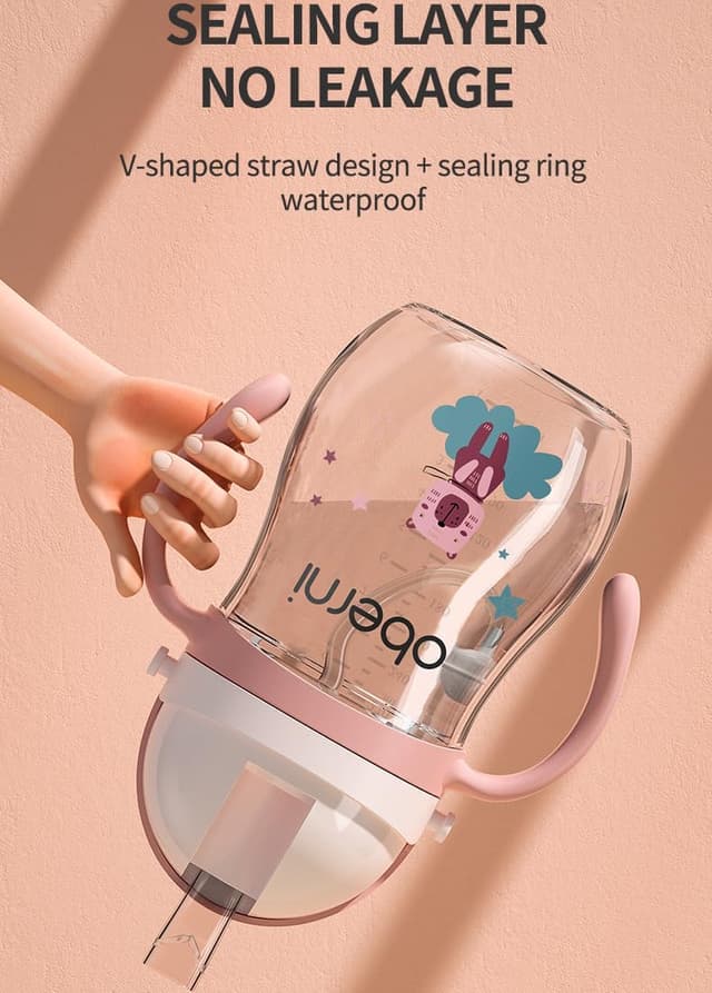 Detalle 2 de Oberni Baby sippy cup 270ml water bottle