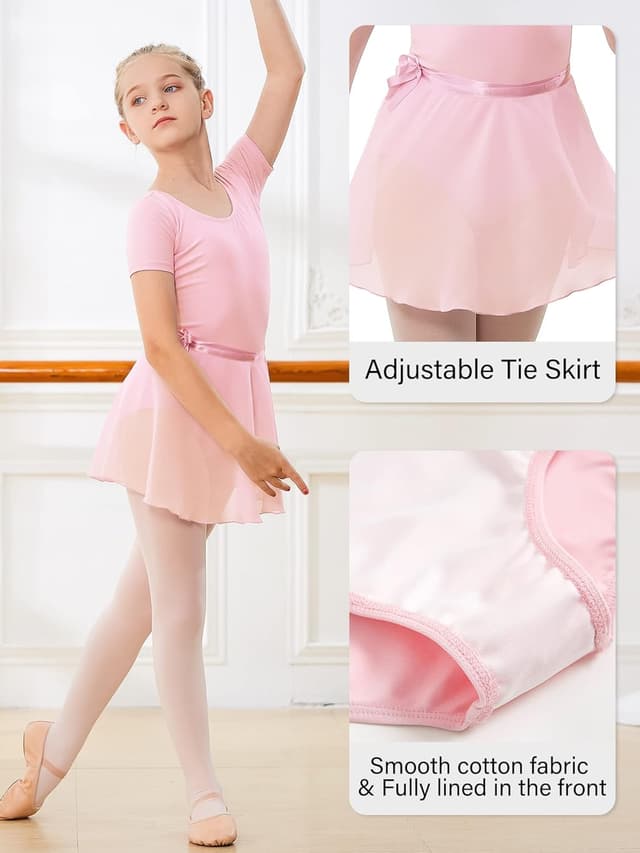 Detalle de Stelle Ballet Leotards for Girls Toddler Dance Dress Outfit Combo (Leotard, Skirt & Tights)
