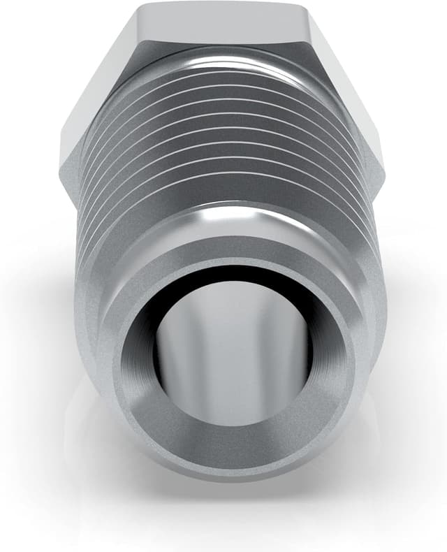 Detalle de Lot de 10 raccords mâles M10 x 1,25 pour tuyau de frein 4,75 mm (évasure DIN type F) – Type L DIN/ISO 1651