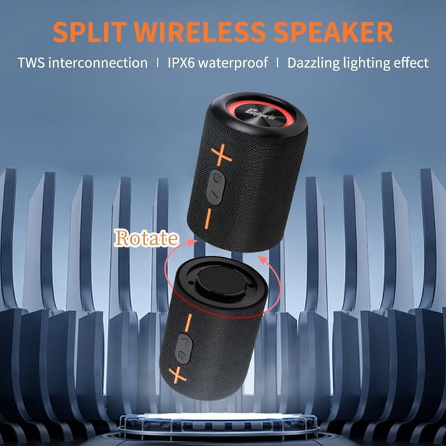 Detalle 2 de CYBORIS 20W Bluetooth Portable Split Speaker 📢