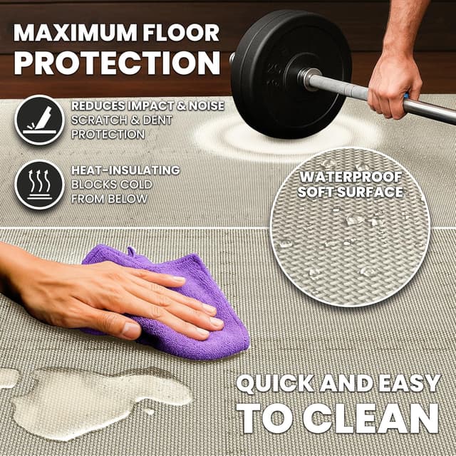 Thumbnail 6 de Interlocking Soft Foam Floor Mat 18 Pieces 🏋️♀