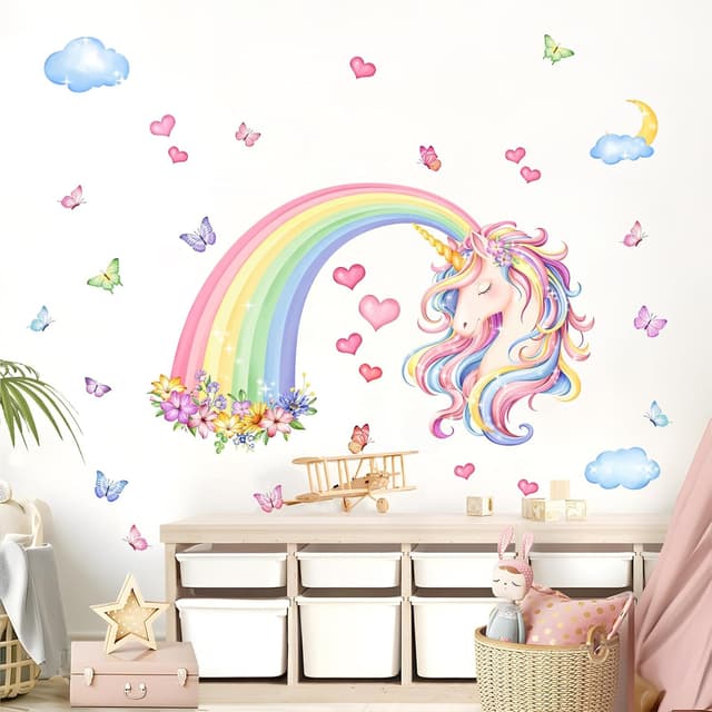 Thumbnail 5 de Supzone Large Rainbow Wall Stickers 108×65 cm 🎨