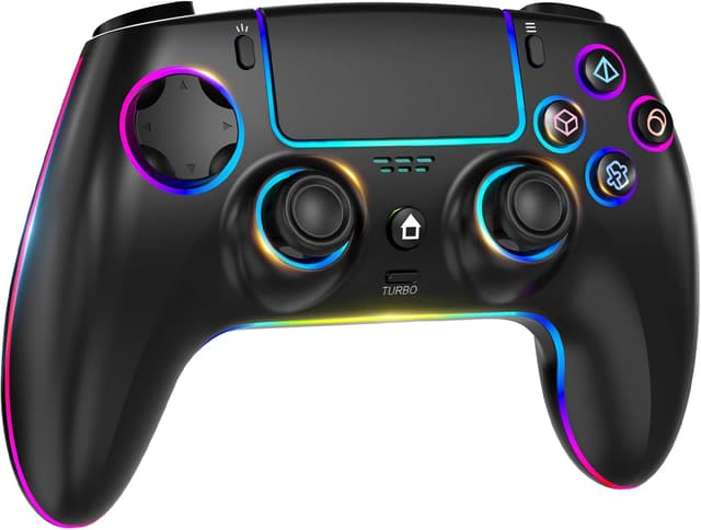 Detalle de QIVORO Wireless Controller with Hall Effect Joysticks (PS5/PC/Steam Deck/Mac/iOS/Android) and Turbo