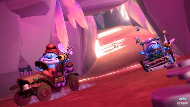 Detalle de Smurfs Kart – Turbo Edition for Nintendo Switch (Local Multiplayer Racing)