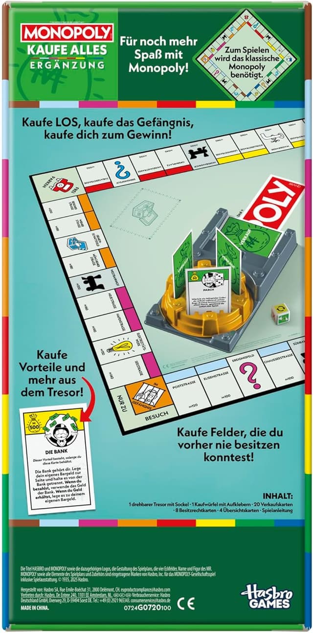 Thumbnail 4 de Monopoly ERGÄNZUNG Kaufe Alles 40 Min. 🎲