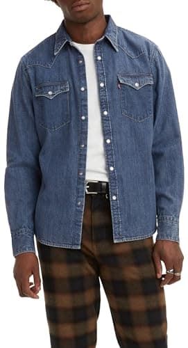 Detalle de Levi's Barstow Western Standard Med Indigo