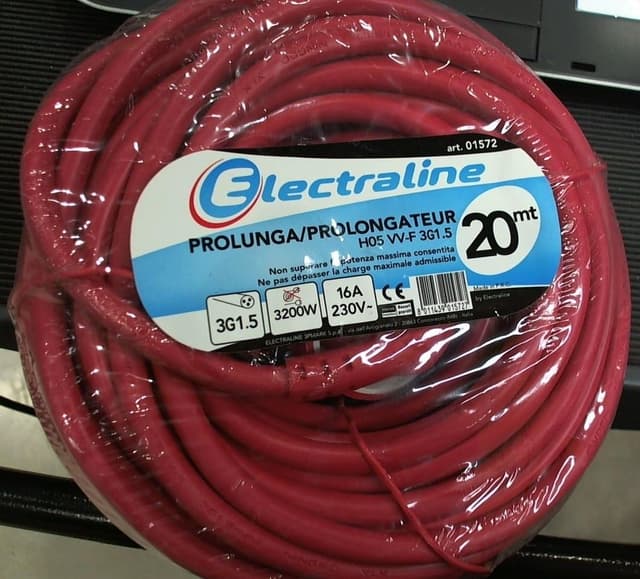 Detalle 2 de Electraline 01573 Prolunga giardino 30 m