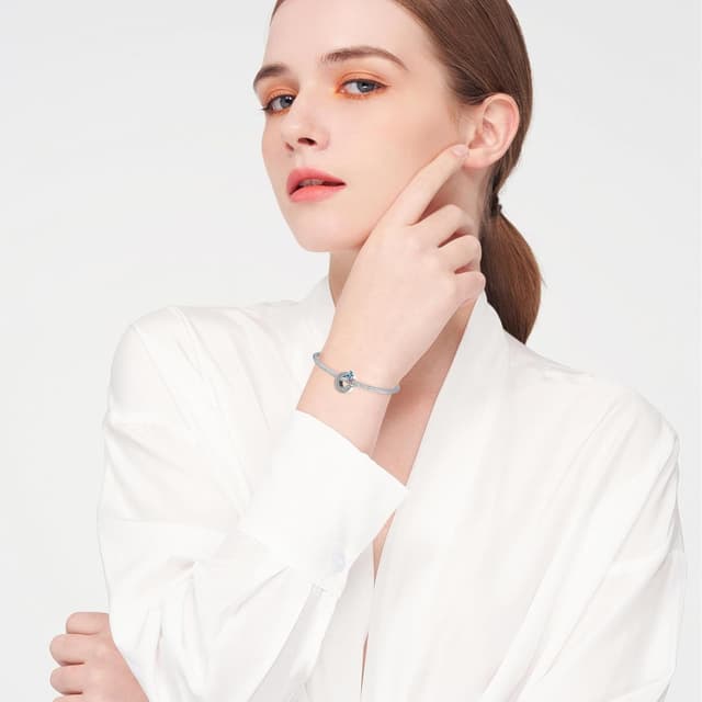 Detalle de FLUFLO Buchstaben A-Z Charm 925 Silber