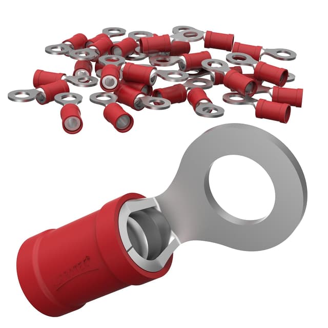 Thumbnail 6 de AUPROTEC 10x connettori ad occhiello 4,0–6,0 mm² giallo con foro Ø M5